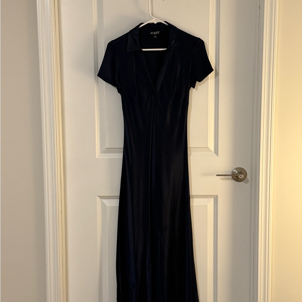 Navy blue Short Sleeve Maxi Dress, J.Crew, size 2, worn once